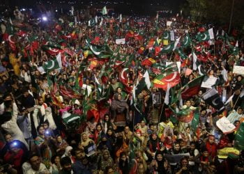 On Imran Khan's call, tens of thousands of people hit streets to protest