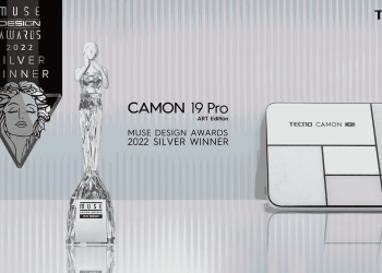 TECNO wins MUSE Design Award 2022 for CAMON 19 Pro