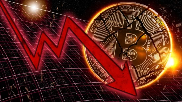 Bitcoin continues to fall in value, falling 11% to $30,339 due to crypto crash