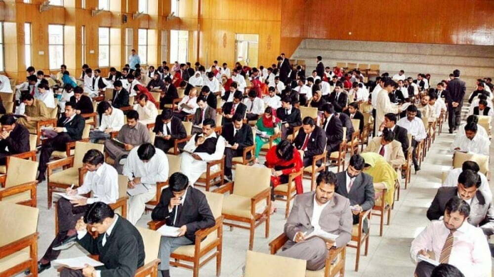 Candidates are compelled to take CSS tests in sweltering heat with no access to electricity