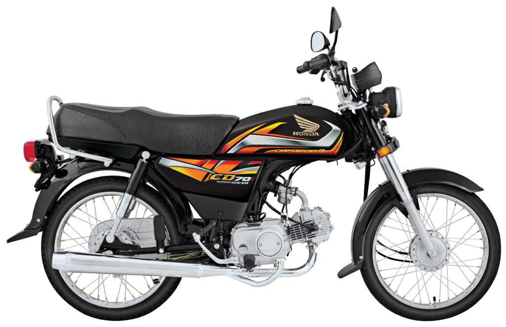 Honda CD 70 now costs more than Rs. 100,000
