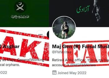 Man held for creating fake Twitter accounts with names of retired army officers