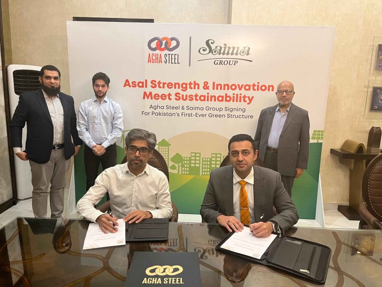 Saima Group & Agha Steel join hands to Launch Pakistan First Eco Friendly Green Housing Structure Project