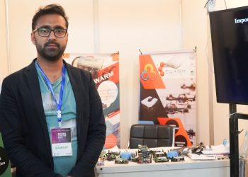 CEO Brainswarm talks about stem education and miniature robots at ITCN Asia – Pakistan Tech Festival