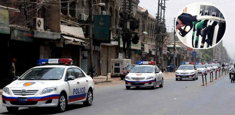 Karachiites will be provided with "free petrol" by traffic police