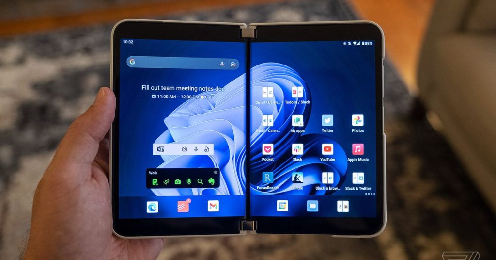 Microsoft’s surface duo 2 has surprisingly become the year’s favorite device