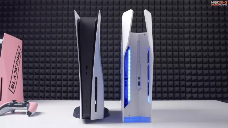 The PlayStation 5 is only around an inch thick due to its custom water cooling