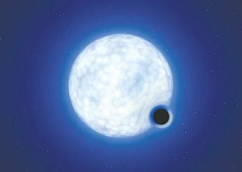 First time, a dormant black hole has been found outside of our galaxy