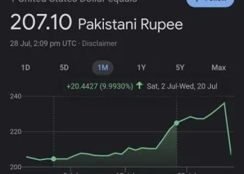 Google bug displays USD to PKR exchange rate at Rs. 207.10