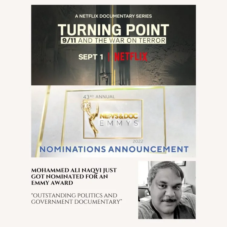 Mohammed Ali Naqvi’s Netflix Series gets nominated for an Emmy Award