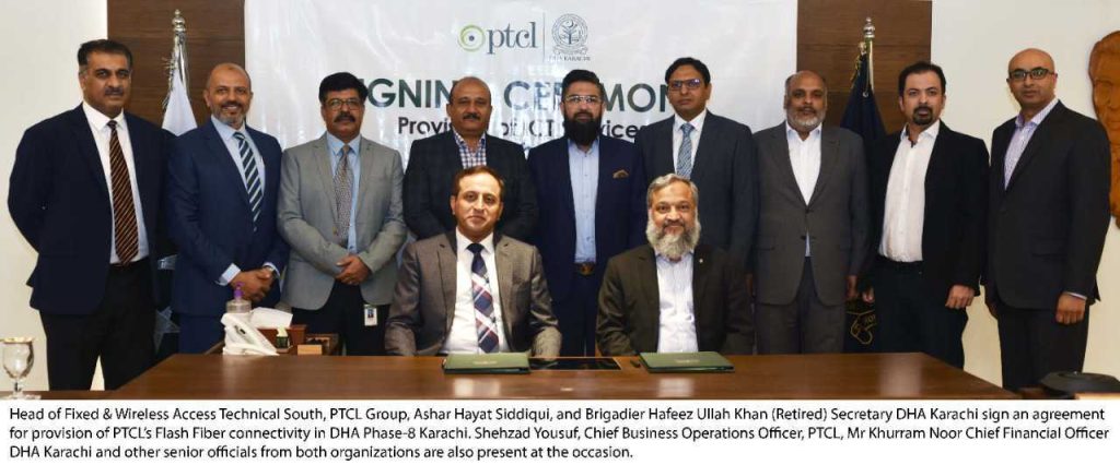 PTCL to provide ICT services to DHA Phase-VIII Karachi