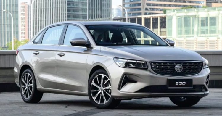 The S50 based on the Geely Emgrand will be Proton's new sedan
