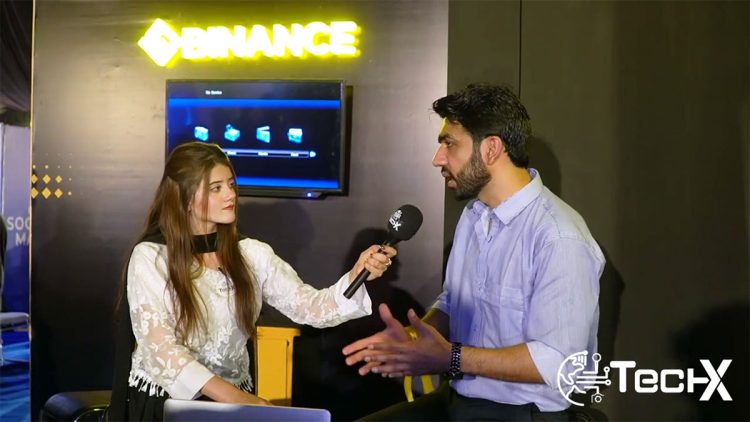 Community Mgr. Binance interview at Future Fest 22 on the importance of financial education in Pakistan
