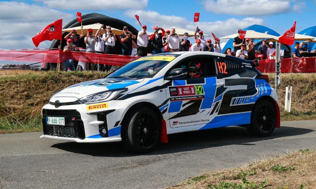 Toyota Drives a Hydrogen-Powered GR Yaris on a World Rally