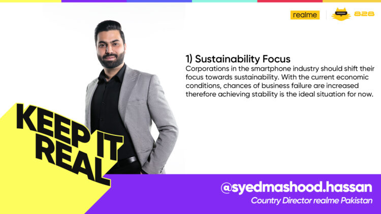 realme Syed Mashood Hassan, the country director for Pakistan, offers his thoughts on the smartphone market