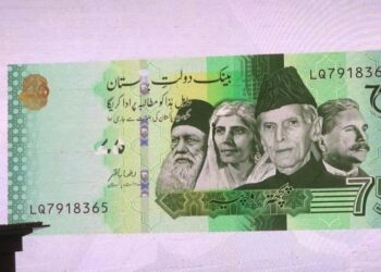 SBP released a commemorative note worth Rs. 75 on Pakistan’s 75th Independence
