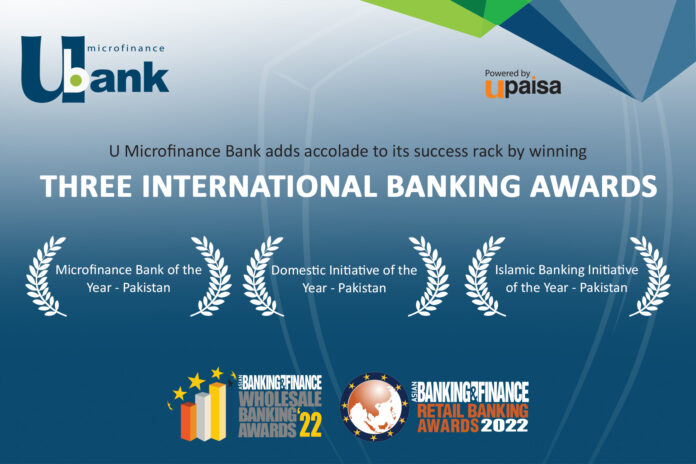 Three major Asian Banking & Finance Awards are given to U Microfinance Bank in 2022