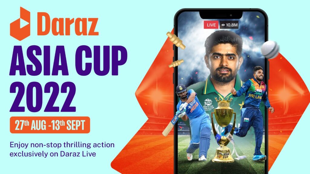 Daraz signs on as a digital streaming sponsor for the 2022 Asia Cup in Pakistan