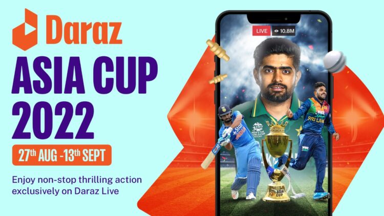 Daraz signs on as a digital streaming sponsor for the 2022 Asia Cup in Pakistan