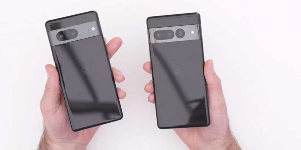 Hands-on video of Google Pixels 7 & 7 Pro prototypes