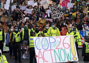 Activists from ‘Fridays for Future’ protest for climate change