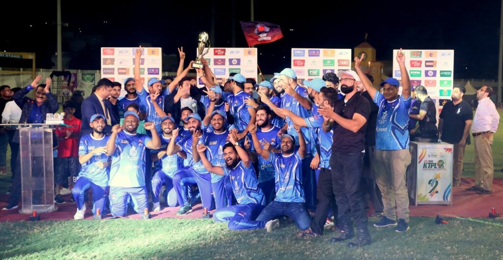 DHA Dabangs won the season 2 of Karachi Tapeball Premier Cricket League by defeating favorite Clifton Ghazis by 35 runs in the final