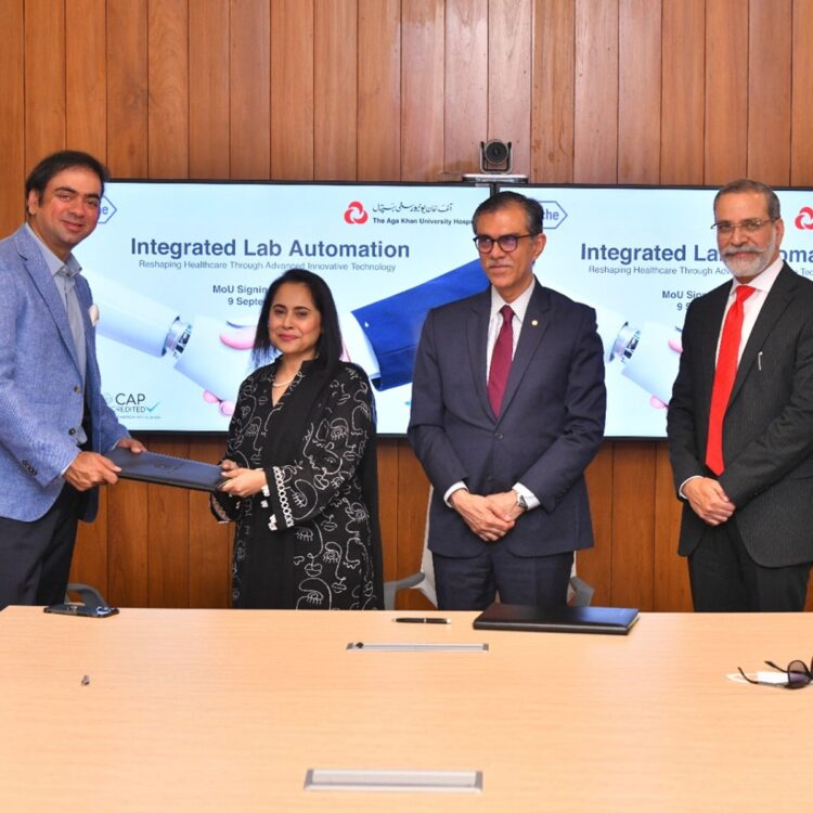 Aga Khan University Signs MoU for an Automated Laboratory System with Roche and Sysmex