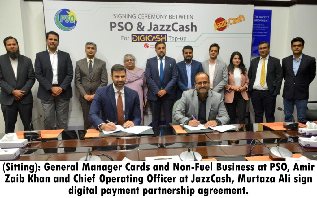 PSO Cards and JazzCash signed digital payment partnership agreement