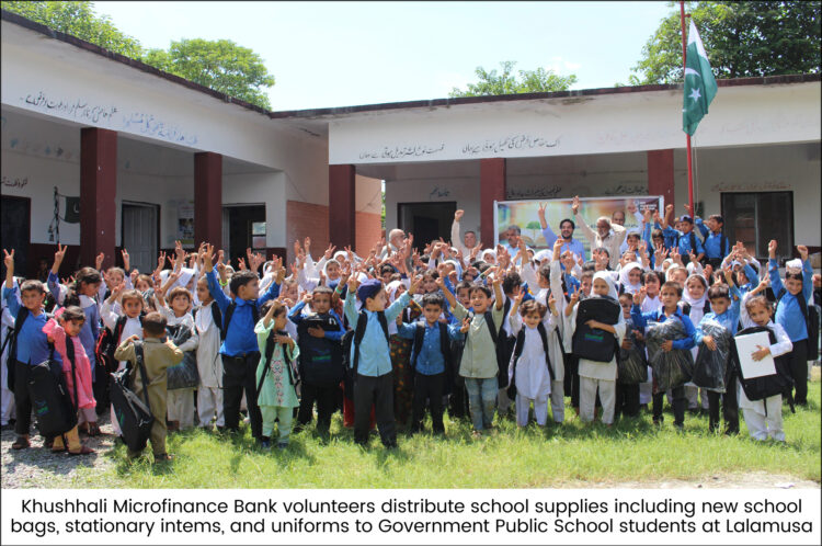 Khushhali Microfinance Bank Provides Educational Support to the Students of Haripur & Lala Musa