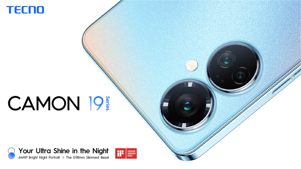 The 64MP Camon 19 Pro from TECNO released in Pakistan with 0.98mm Slimmest Bezel and RGBW Technology