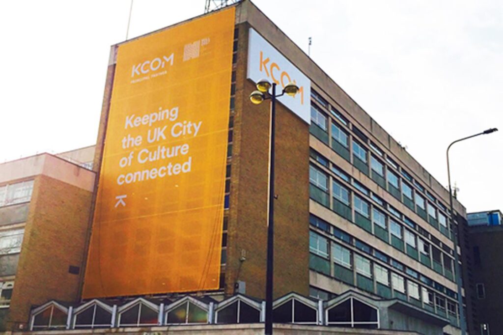 A telecom company spends £100 million to expand its network