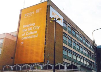 A telecom company spends £100 million to expand its network