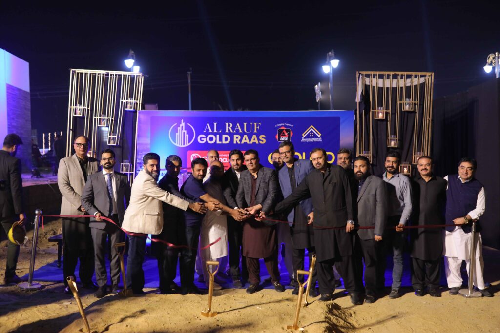 For the Al Rauf Gold Raas project, Graana.com hosts a groundbreaking ceremony