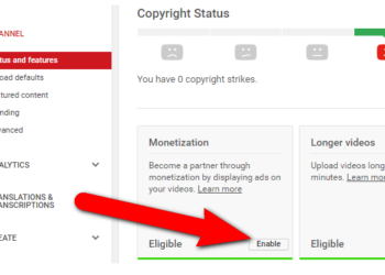 How To enable YouTube monetization