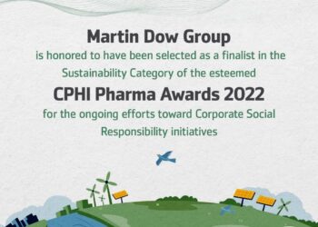 Martin Dow at CPHI PHARMA Awards 2022 Frankfurt, Germany