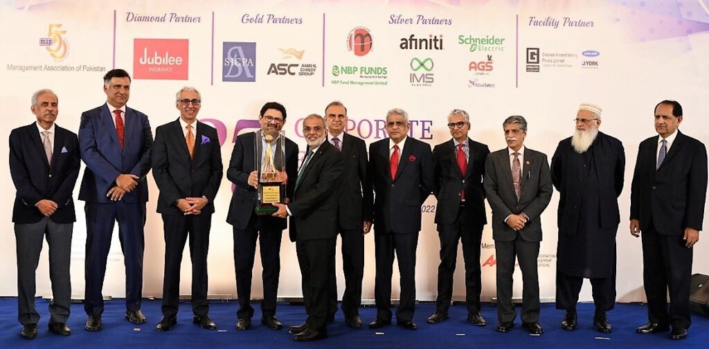 Meezan Bank wins the ‘Best Company in Financial Category’ award at MAP 37th Corporate Excellence Awards