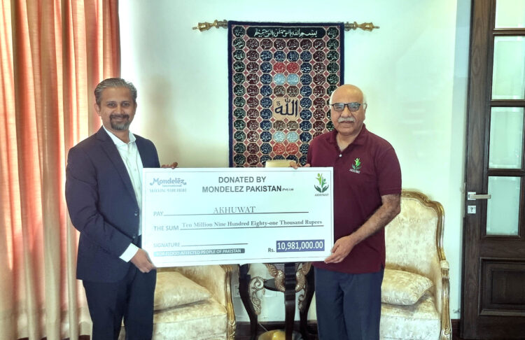Over 22 million PKR are facilitated by Mondelez International for flood rehabilitation in Pakistan