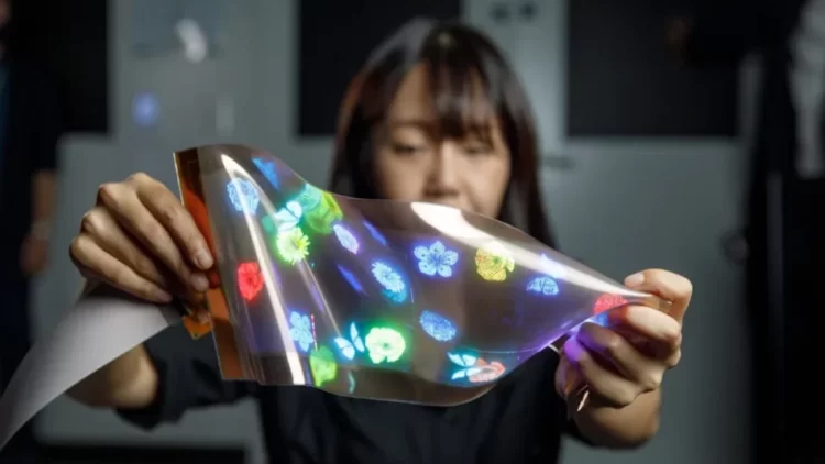 LG unveils the world's first stretchable display