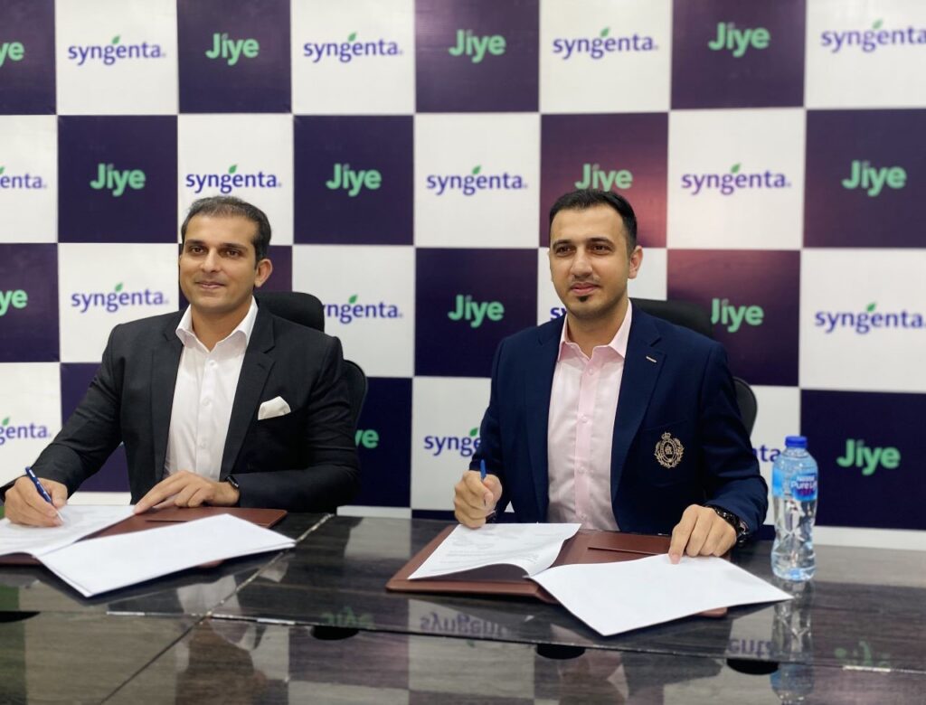Agri-tech startup - Jiye Technologies partners with Agri- giant - Syngenta to Supercharge the Agri-Value Chain