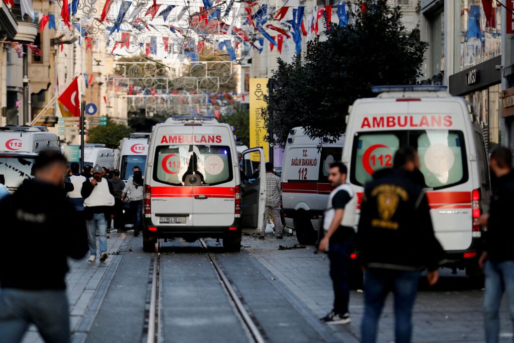 Blast rocks bustling Istanbul street, killing six people