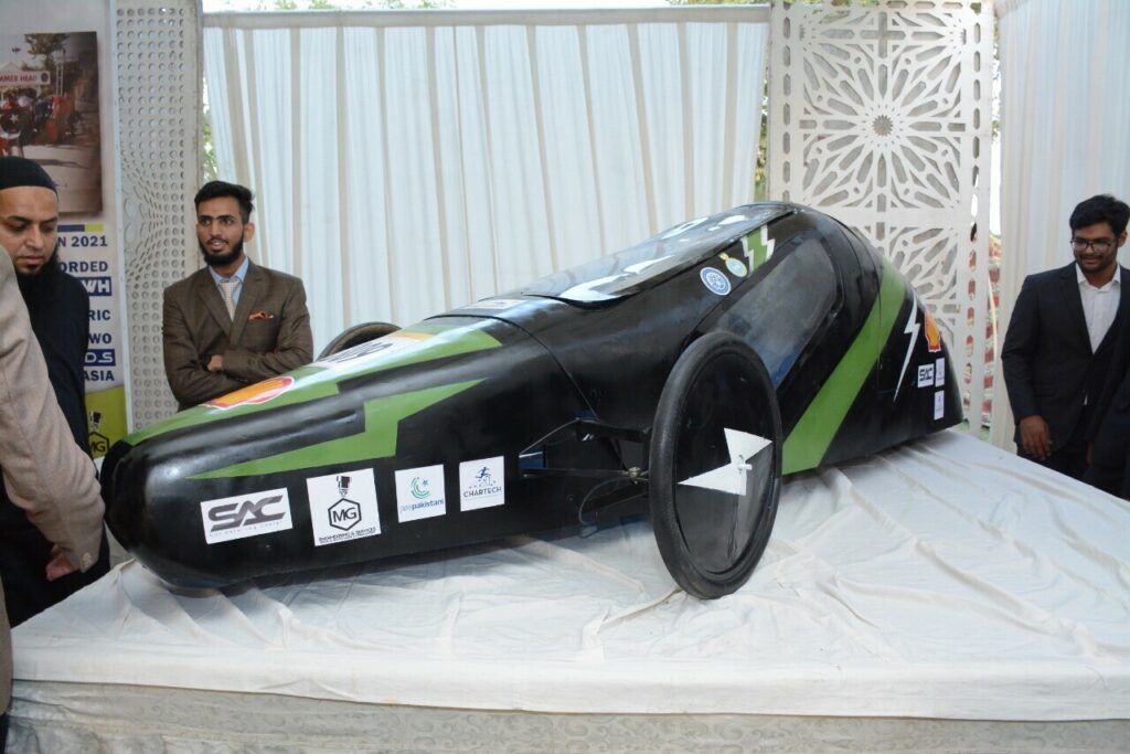 In Eco-Marathon Asia 2023, an EV made by NUST students will compete