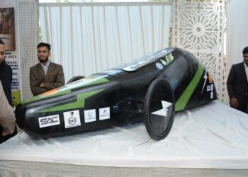 In Eco-Marathon Asia 2023, an EV made by NUST students will compete