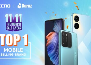 In the Daraz 1111 sale, TECNO MOBILE took top spot for mobile device sales