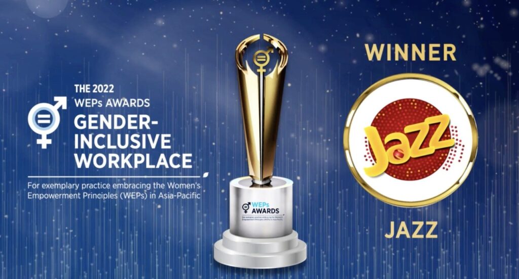 Jazz earned UN Women Asia-Pacific WEPs Awards for its Gender Inclusive Workplace