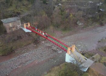 KMBL repairs Wacha-Wana Bridge in Tirah valley