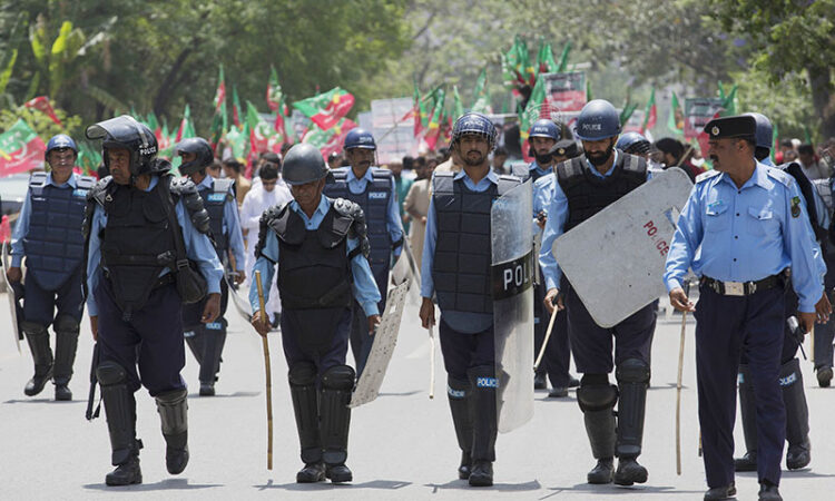 PTI march security has been beefed up
