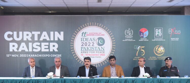 CURTAIN RAISER - IDEAS 2022 HELD ON 12 NOVEMBER AT KARACHI EXPO CENTRE
