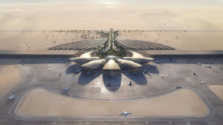 Saudi Arabia has revealed plans for a six-runway hub airport