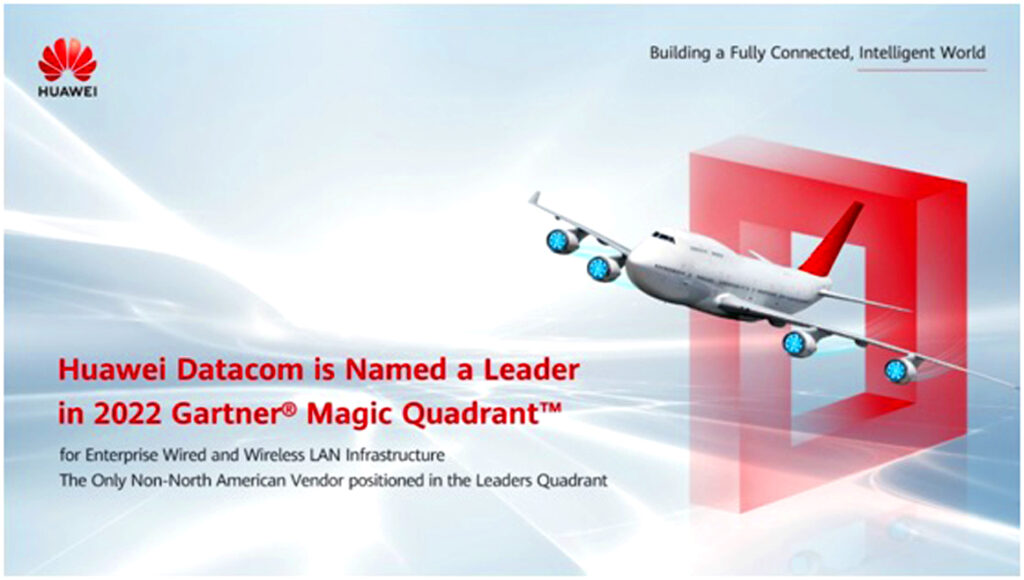Huawei Datacom become leading Non-north American vendor