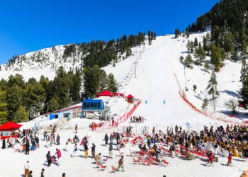 Thousands of tourists visit Malam Jabba to engage in winter sports
